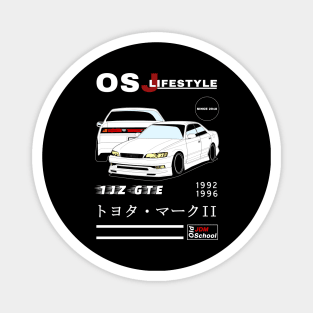 JZX90 OSJ LifeStyle [Black Edition] Magnet